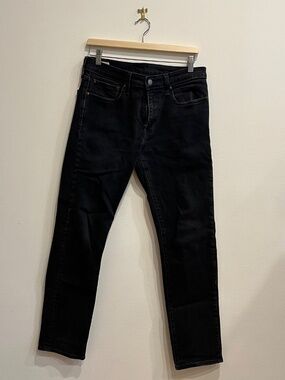 Levi’s 502 Men’s Black Taper Fit Jeans 31x32